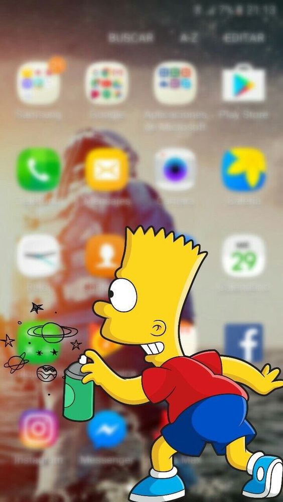 Papel de parede do Bart Simpsons 1