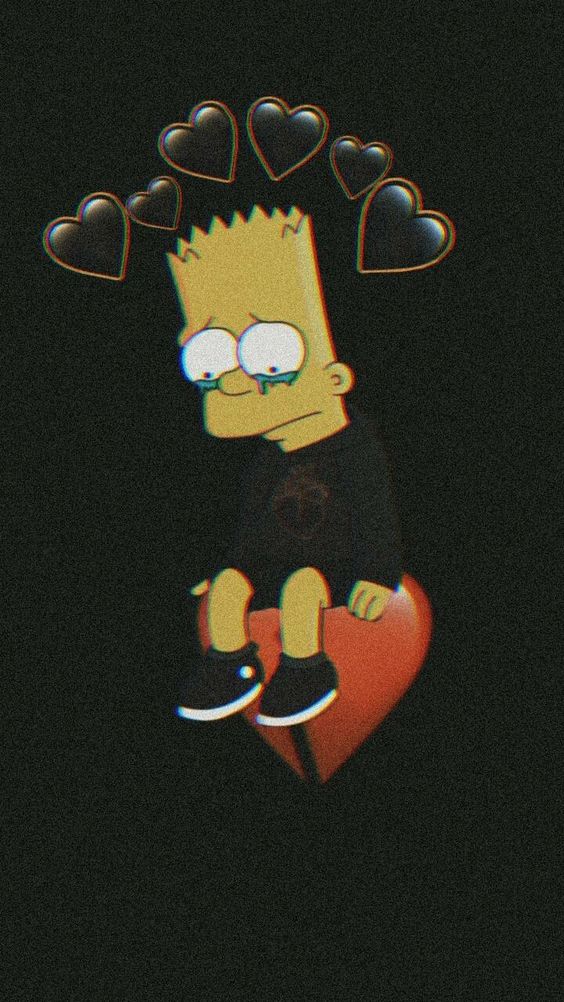 Bart Simpsons chorando