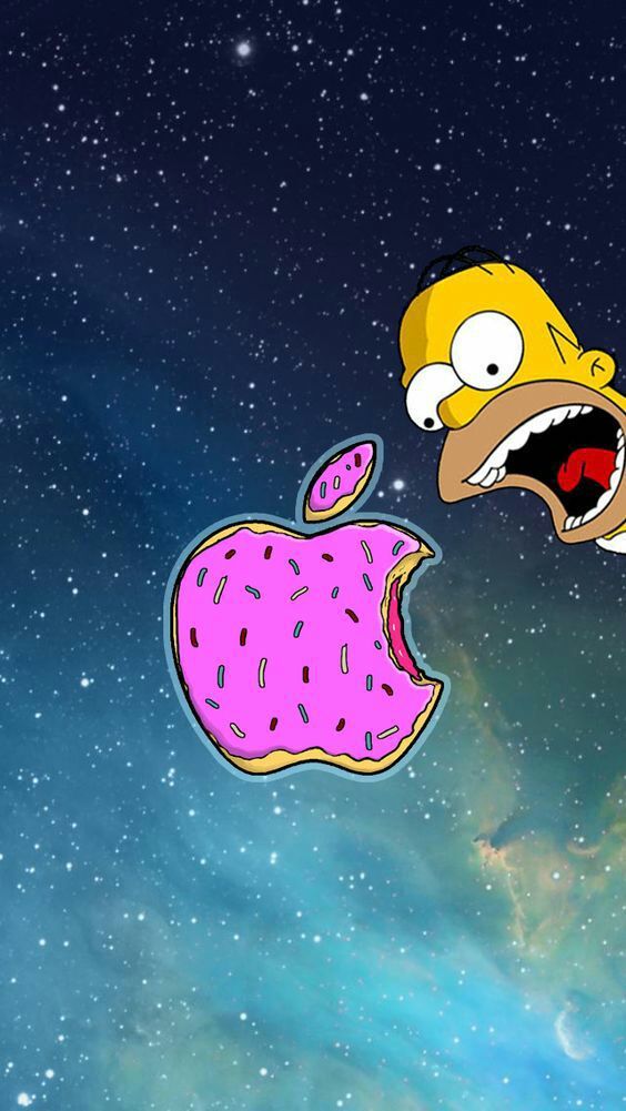 Homer comendo rosquinha