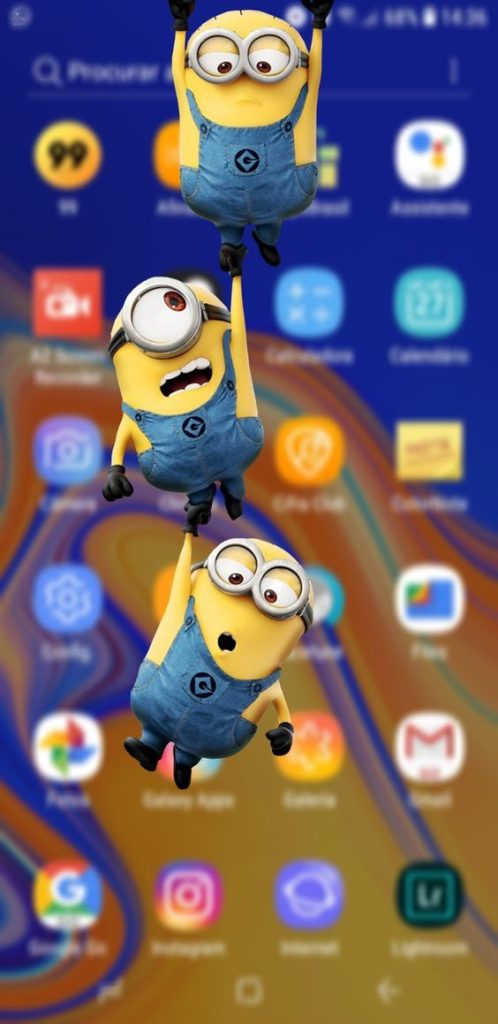 Papel de parede para celular dos minions 1