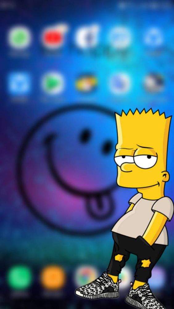 Papel de parede pra celular dos Simpsons 