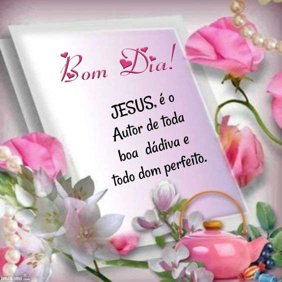 Bom dia com Jesus no coração