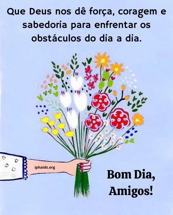 Imagens de bom dia para amigos com flores