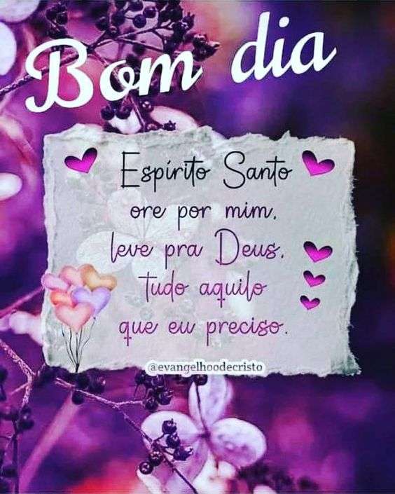 Bom dia espírito santo