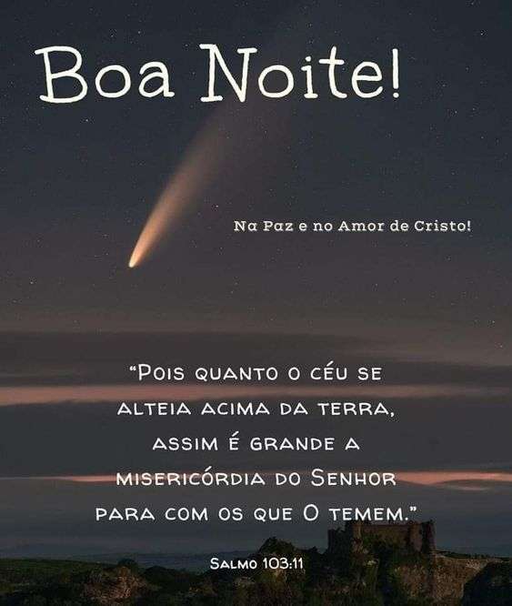  Boa noite misericórdia do senhor