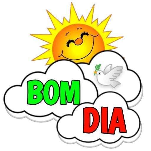 Figurinhas de bom dia sol feliz