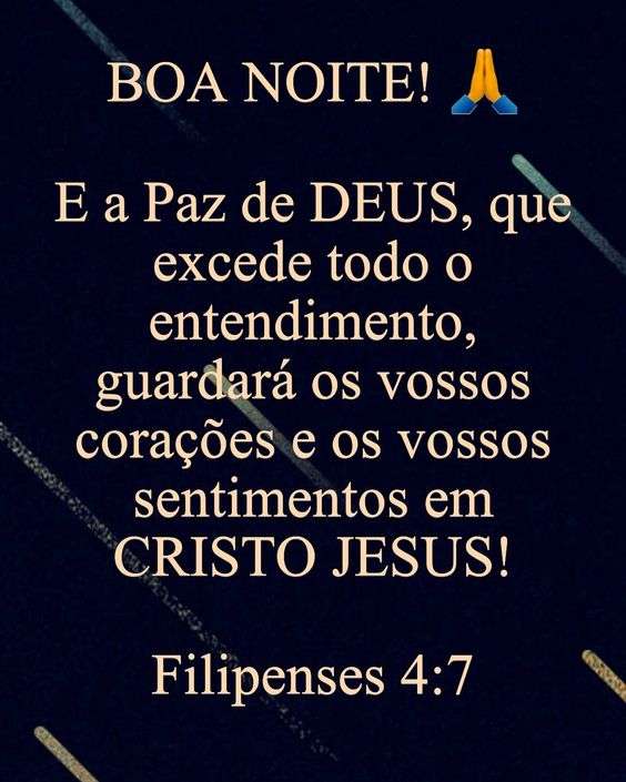 Boa noite paz de Deus