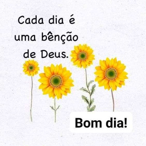 Bom dia bênção de Deus 