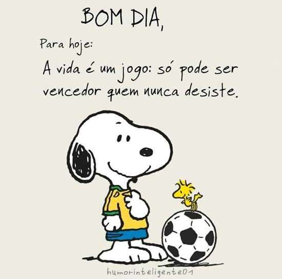 Snoopy jogando futebol