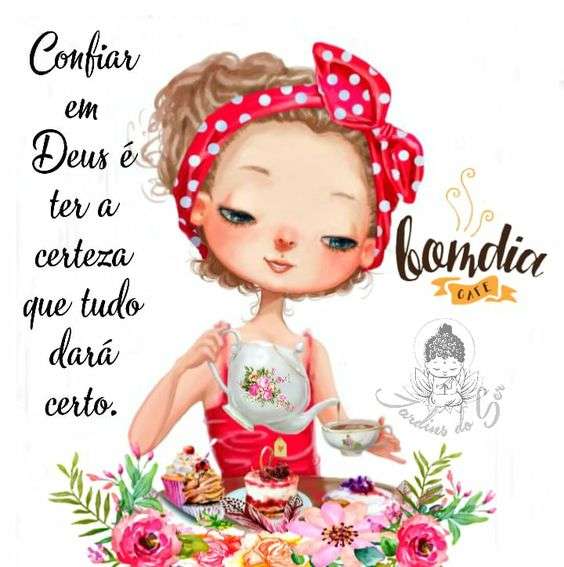 Bom dia confiar em Deus