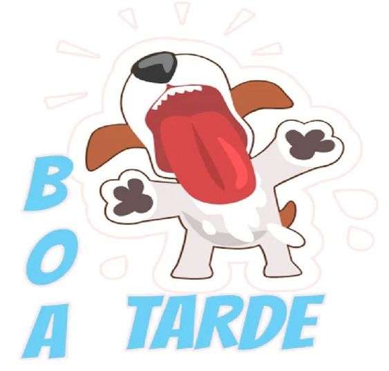 cachorrinho dando uma lambida