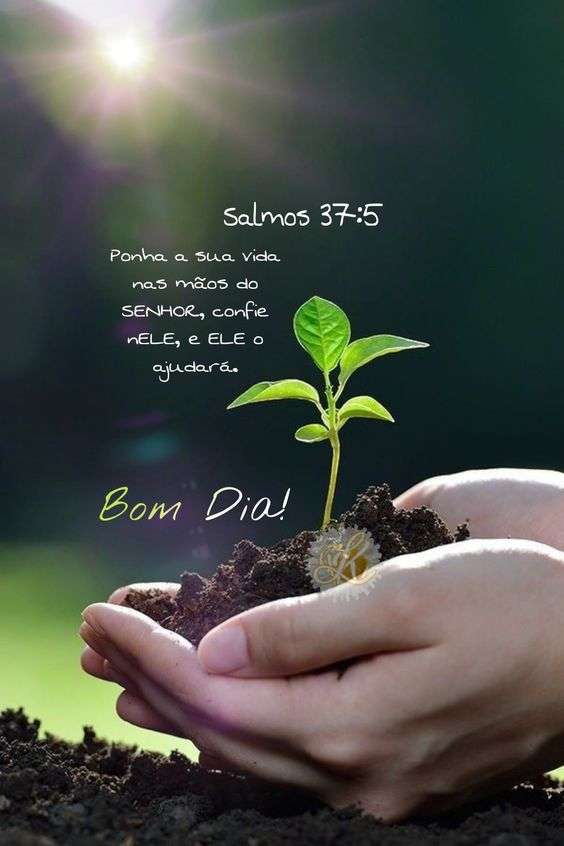 Bom dia mãos do senhor