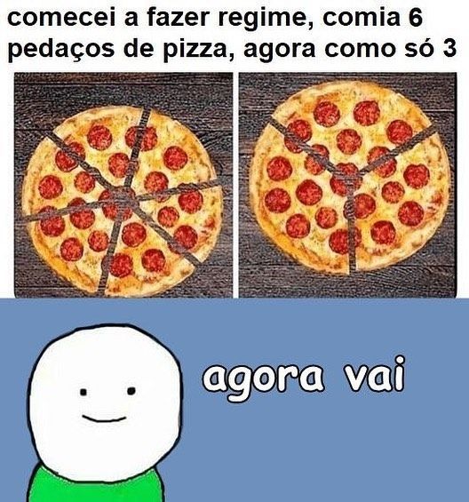 Meme do regime da pizza