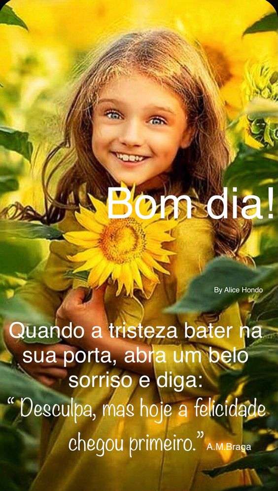 Bom dia abra um belo sorriso