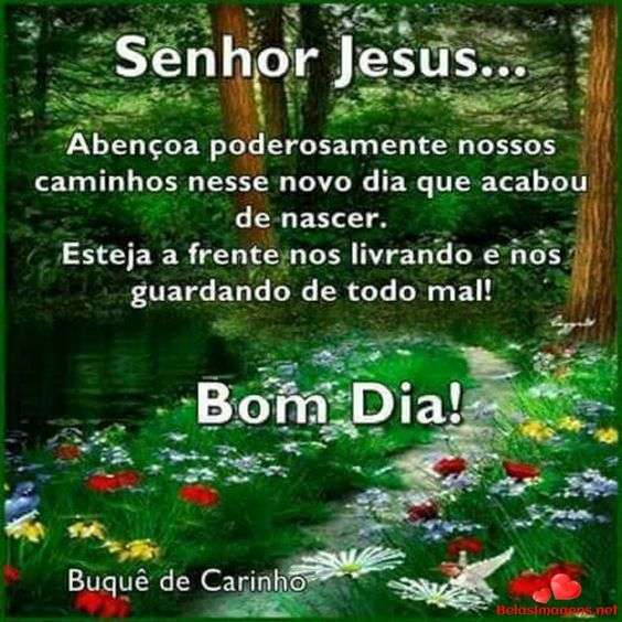 Mensagem de bom dia com Jesus