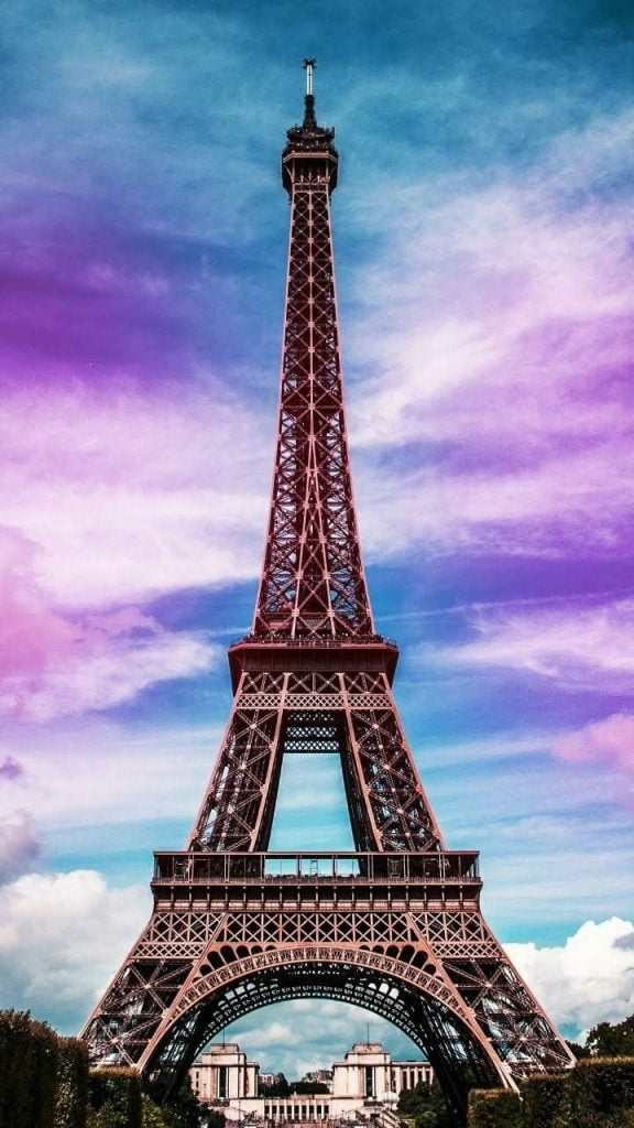 Papel de parede para celular 4k torre de parís