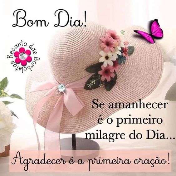 Bom dia primeiro milagre