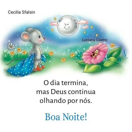  Boa noite olhar de Deus