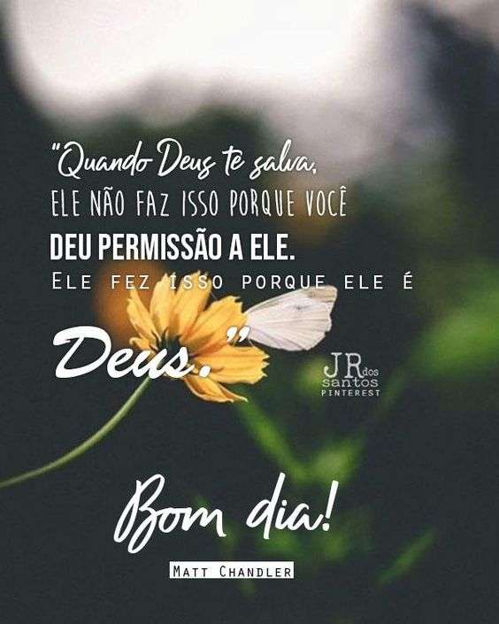 Bom dia permissão de Deus