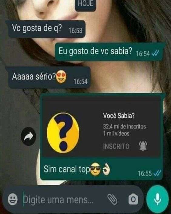 Eu gosto de você sabia