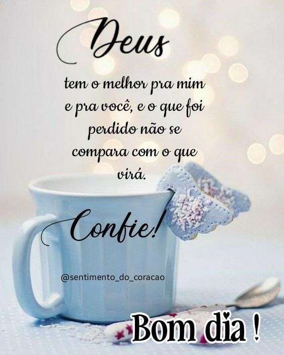 Bom dia confiança divina