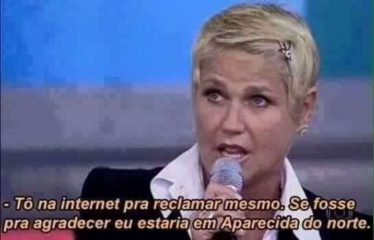 Xuxa falando