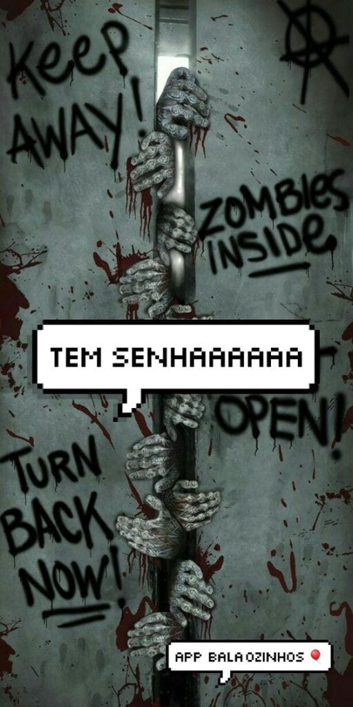 mãos de zombie