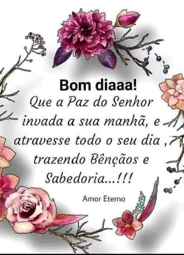 Bom dia com a Paz do Senhor