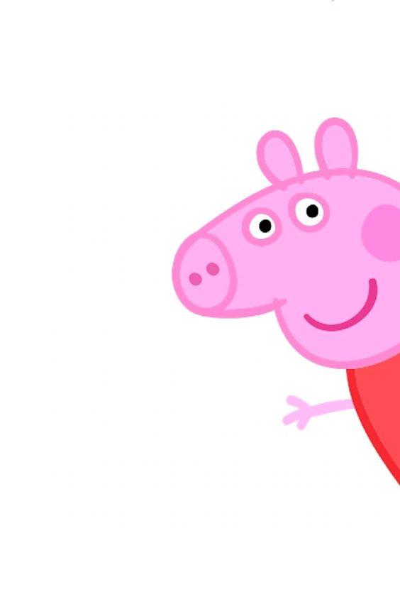 Wallpaper Peppa pig acenando