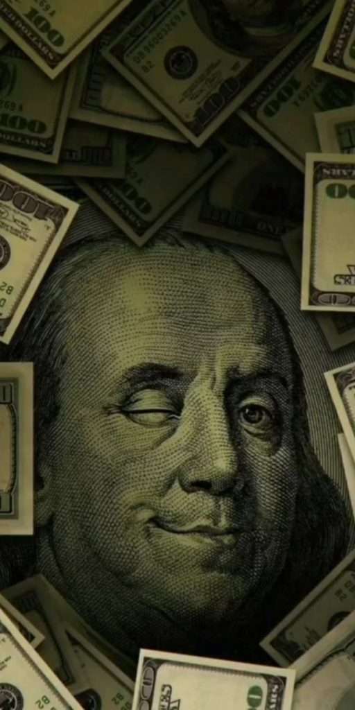 Papel de parede Benjamim Franklin piscando