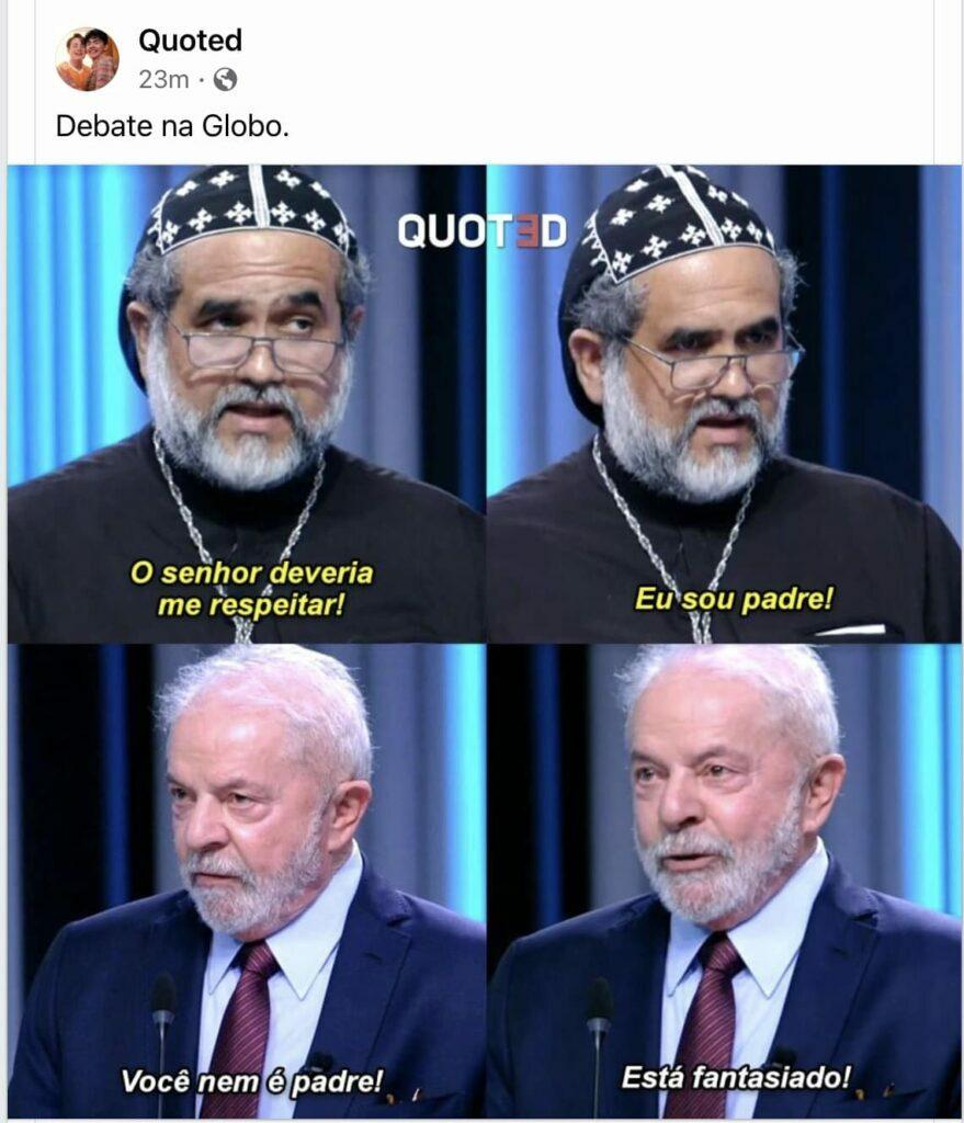 Lula ironiza o Padre