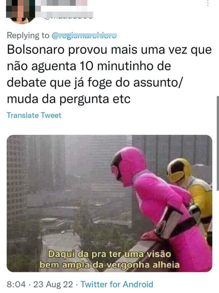 Power Rangers nas eleições 2022