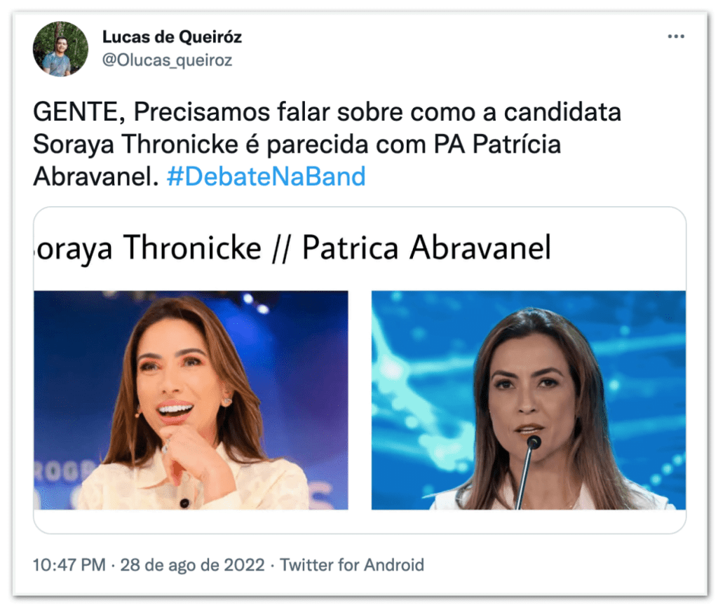  Soraya Trhonicke ou Patrícia Abravanel?
