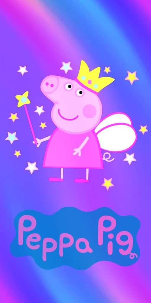 Wallpaper Peppa pig vestida de fada