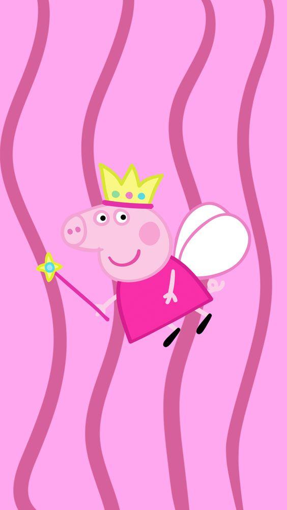 Wallpaper Peppa pig fada