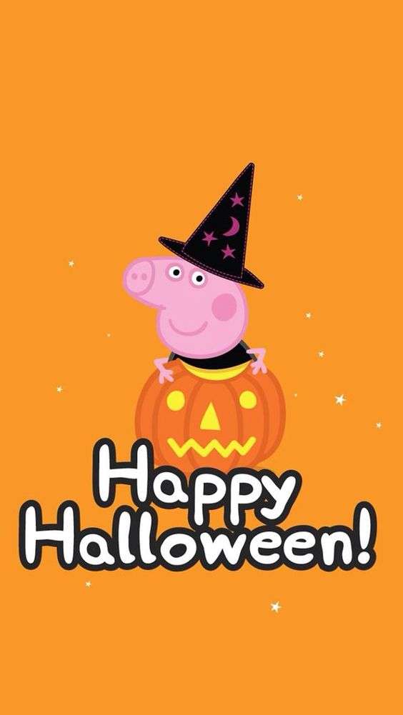 Wallpaper Peppa pig no halloween