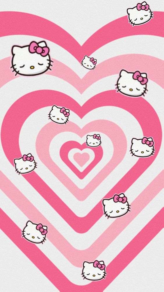 Papel de parede Hellow Kitty