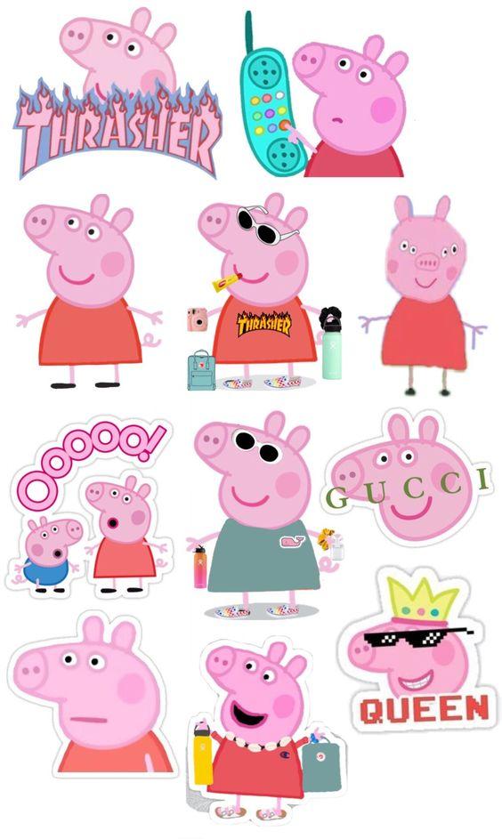 Wallpaper Peppa pig queen