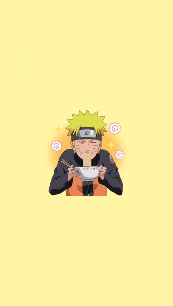 Papel de Parede Naruto comendo lamén