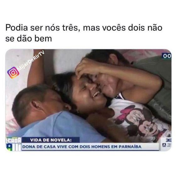 Memes engraçados mulher com dois maridos