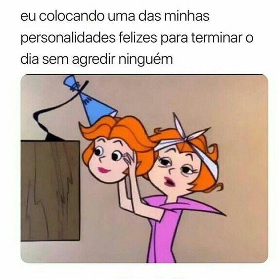 Memes engraçados personagem do desenho os Jetsons trocando de rosto