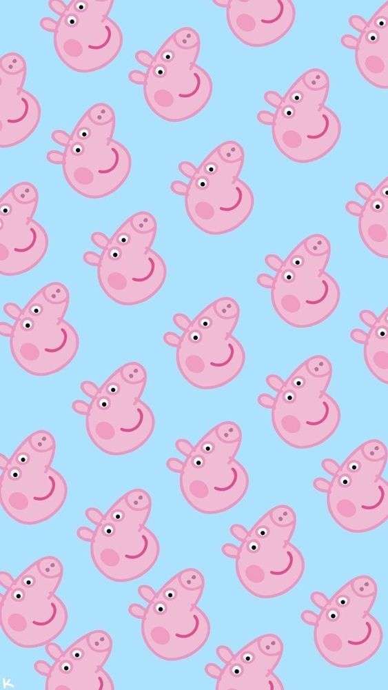 Wallpaper com rosto da Peppa pig 