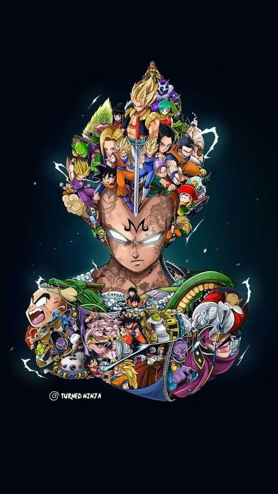 Papel de Parede todos os personagens de Dragon Ball