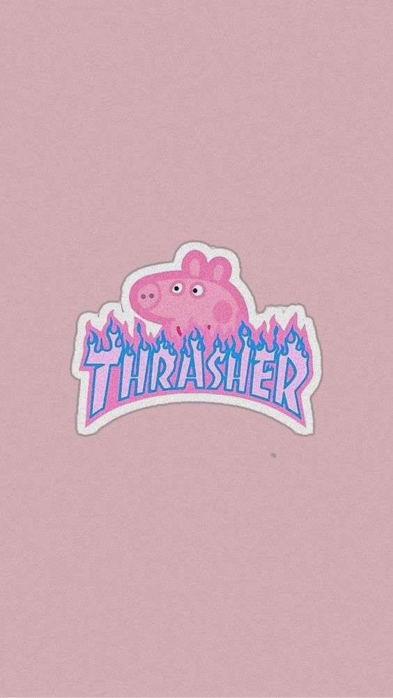 Wallpaper Peppa pig thrasher