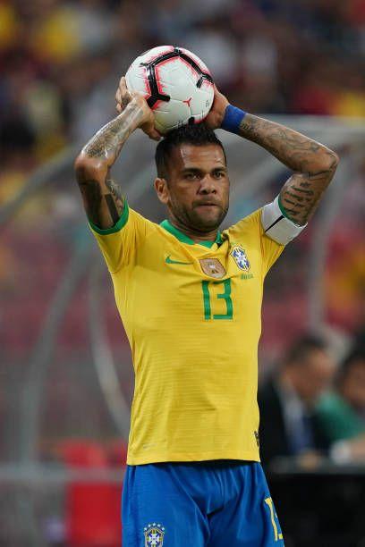 Jogador da Seleção Brasileira Daniel Alves