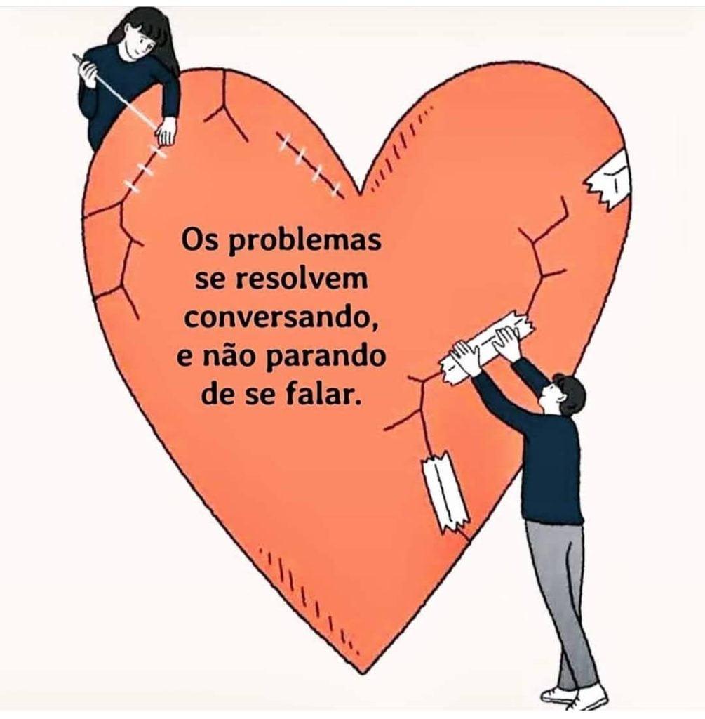 Frases para Fotos - Para todo problema existe um diálogo