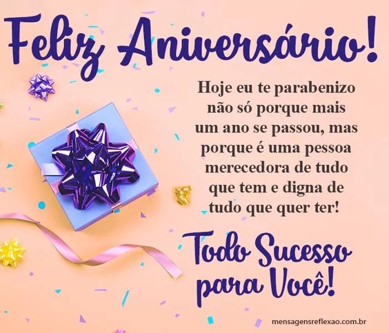 Mensagem de Aniversário para pessoas especiais e que moram no seu coração