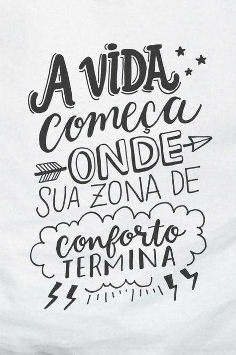 frase de motivação sobre Sair da zona de conforto