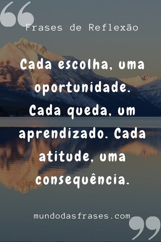 Mensagens de Bom Dia Motivacionais sobre atitudes e consequências. 