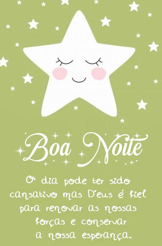 Boa Noite com Carinho - Deus é fiel